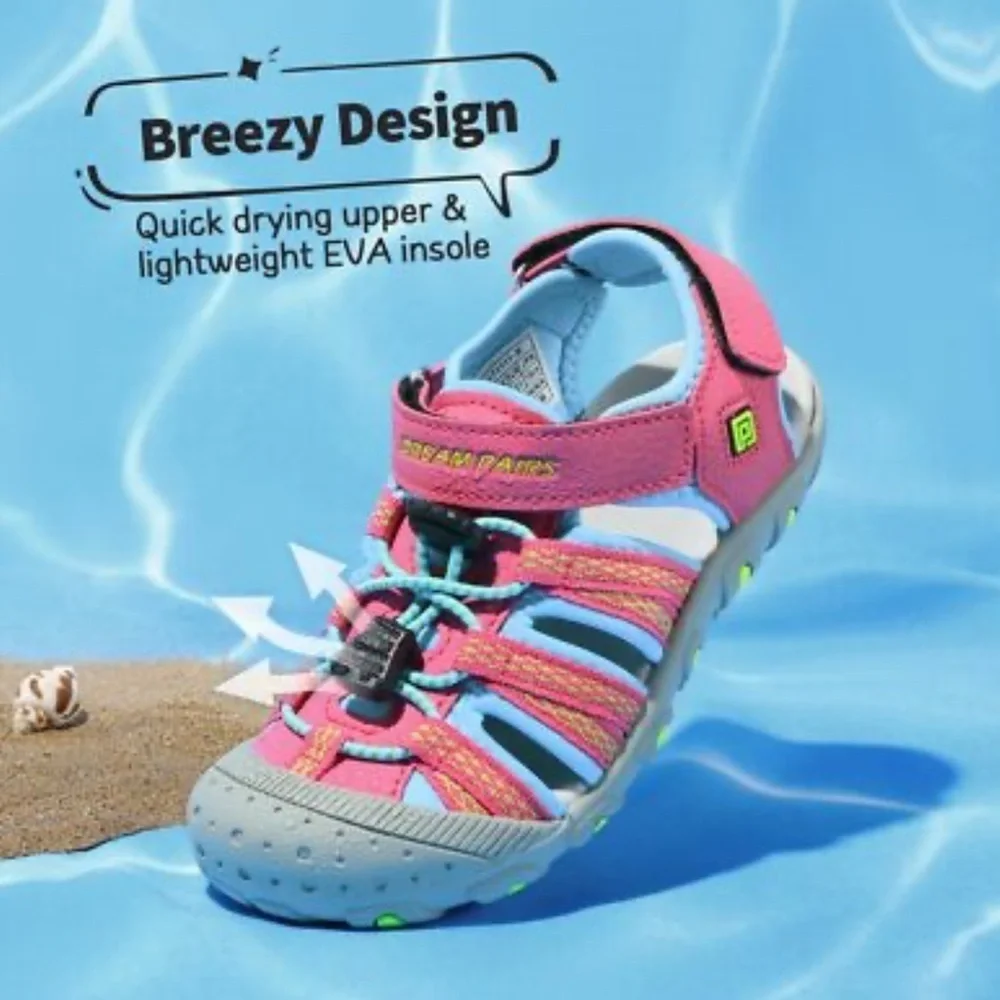 NIB DREAM PAIRS Outdoor Closed-Toe Sandals